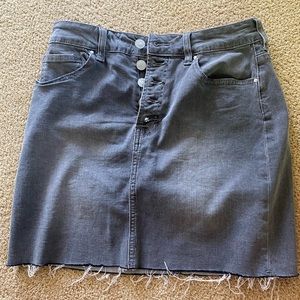 Pacsun gray denim skirt